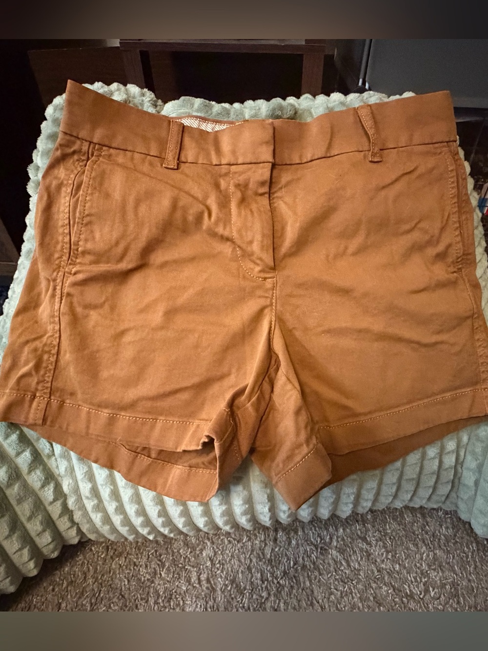 J. Crew Women's Rust Orange Cotton Shorts